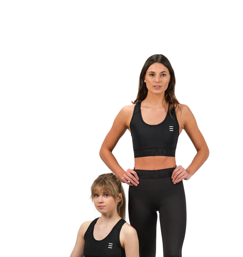 Sport Bra avec filet - Noir