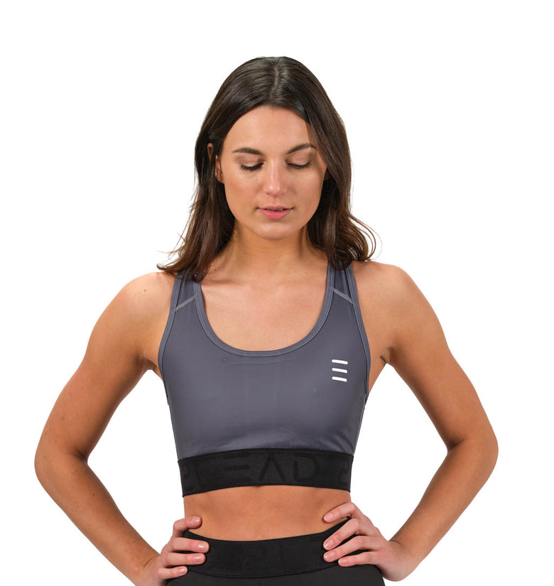 Sport Bra avec filet - Gris